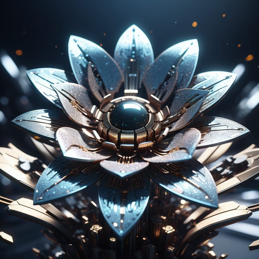 Metal flower
