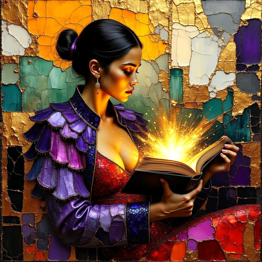 Enchanted Reader in Velvet Haven