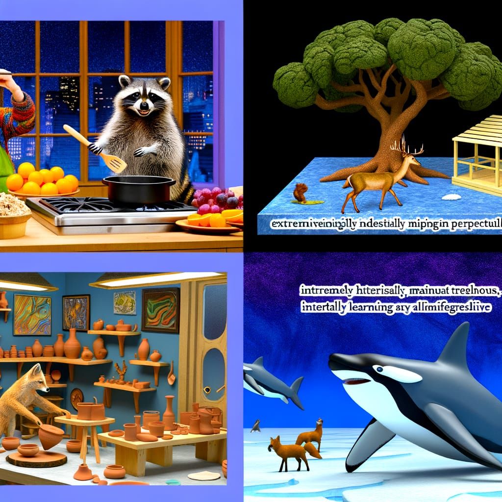 Maximalist Scene: Animals in Artistic Pursuits