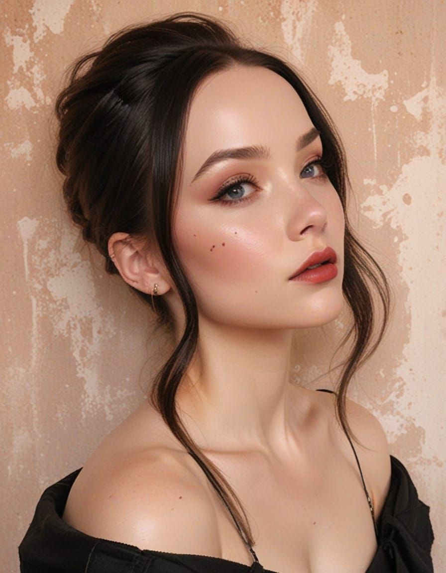 Cinematic Heroine in Retro Tech Jetpack, Inspired by Classic...