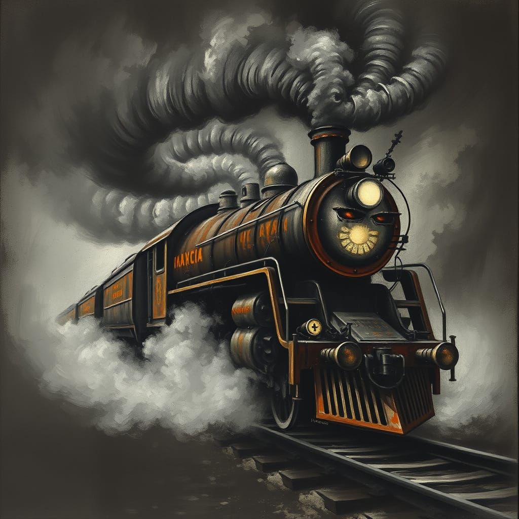 a ghost train