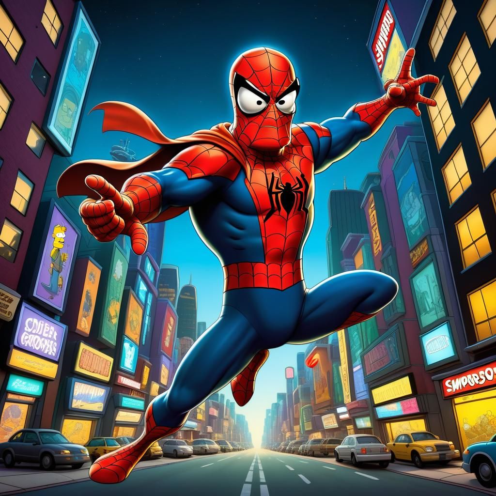 Spider-Man as a character in Spider-Man in the simpsons