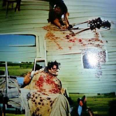 Gory Horror Scene: A Low-Budget Slasher Film