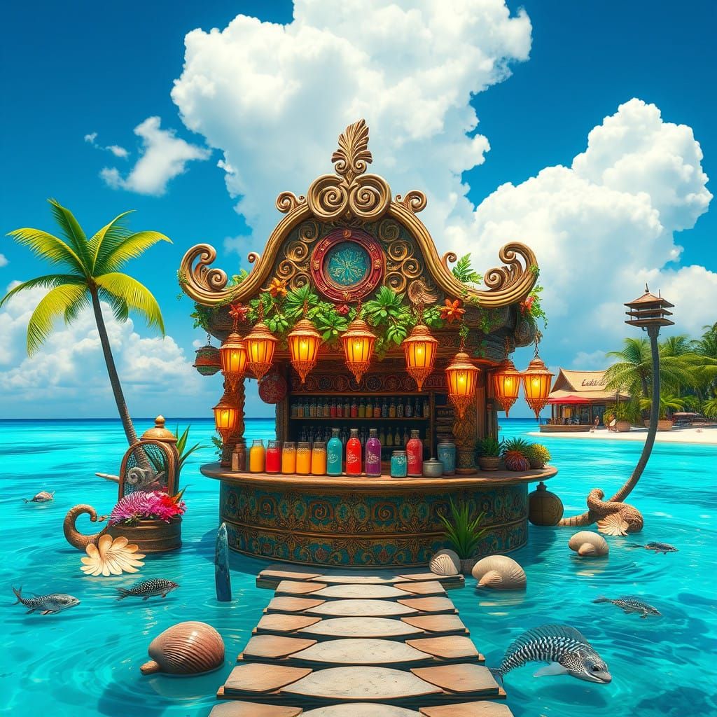 Mystical Island Oasis Serves Exotic Smoothies