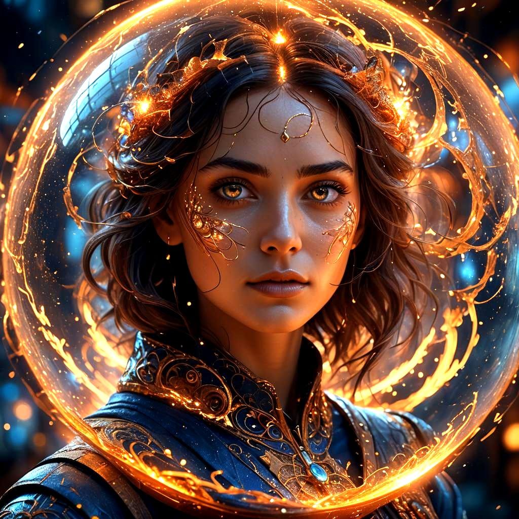 Glass Eye World Globe in Detailed Matte Painting