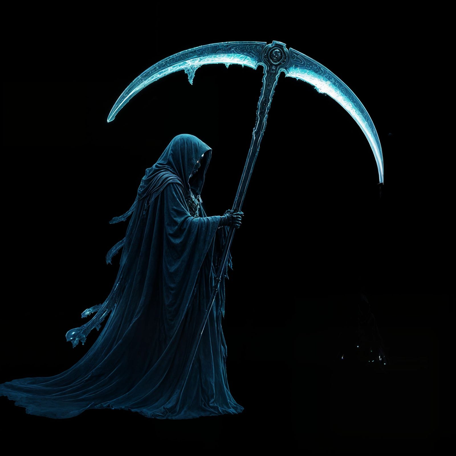 Spectral Reaper with Starlight Scythe on Alien World