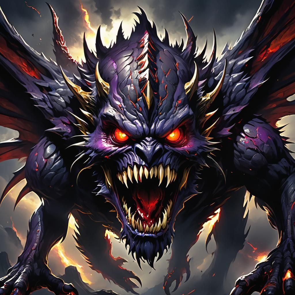 Terrifying Three-Headed Monster Descends From Sky