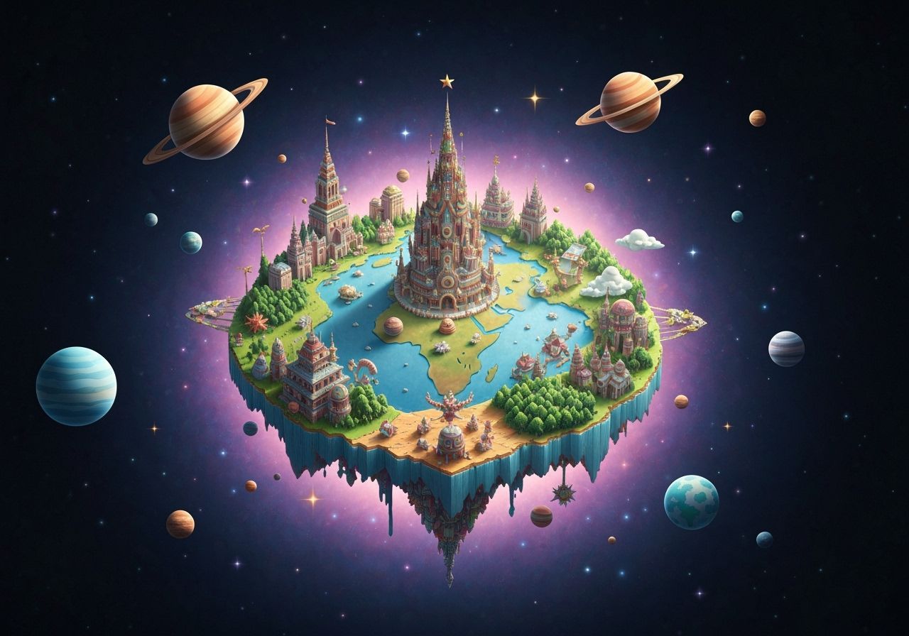 Flat Earth at the Center of the Universe