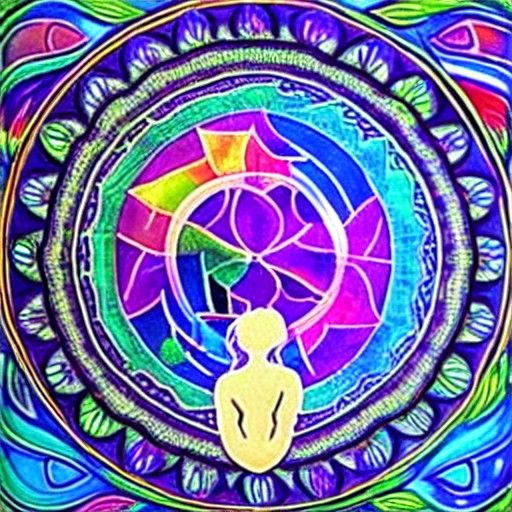 Meditative Mandala Design for Astral Contemplation