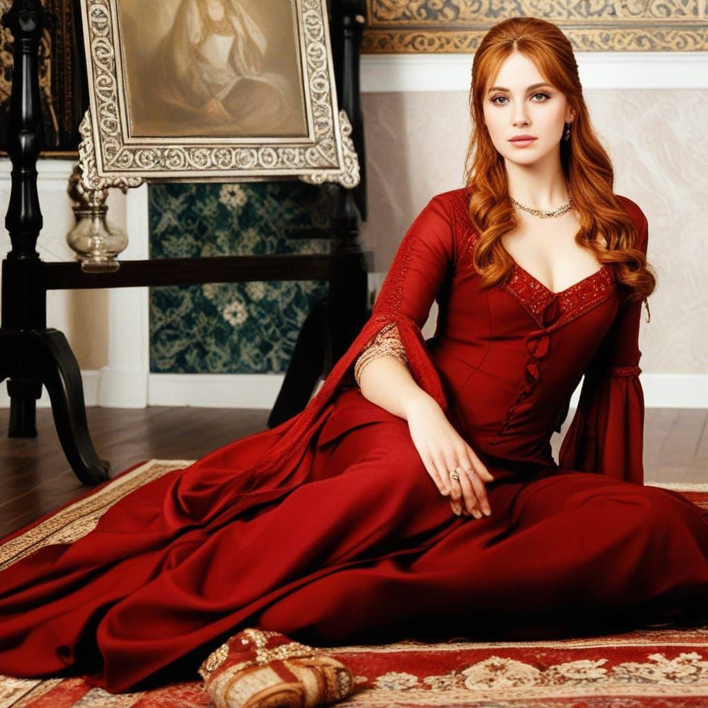 Karen Gillan as Enchanting Hurrem Sultan in Ethereal Fantasy