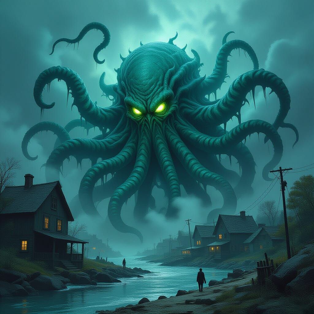 Eldritch Horror Destroys New England Village