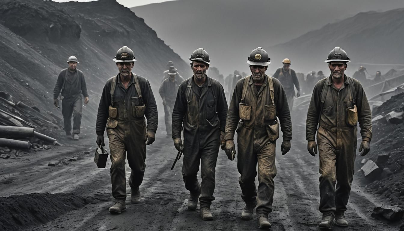 Coal Miners Emerging: A Study in Realism