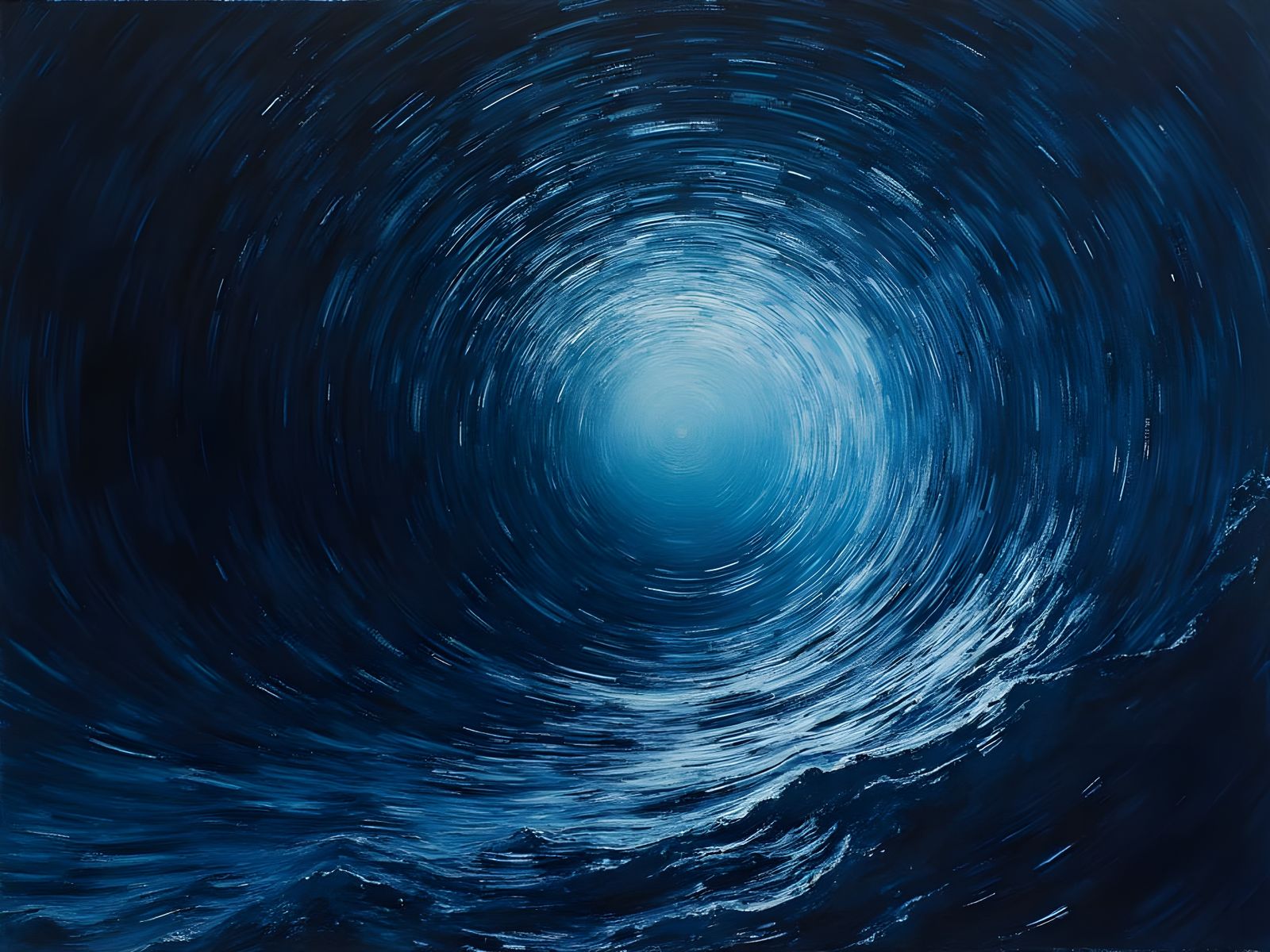 Cosmic Contrasts in Expressive Poster Art