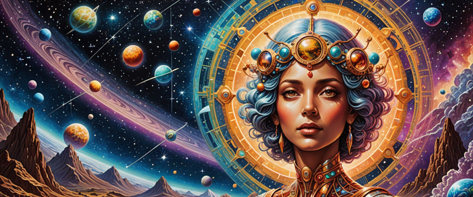 Ethereal Cosmos: Interconnected Chakras in a Holographic Ast...