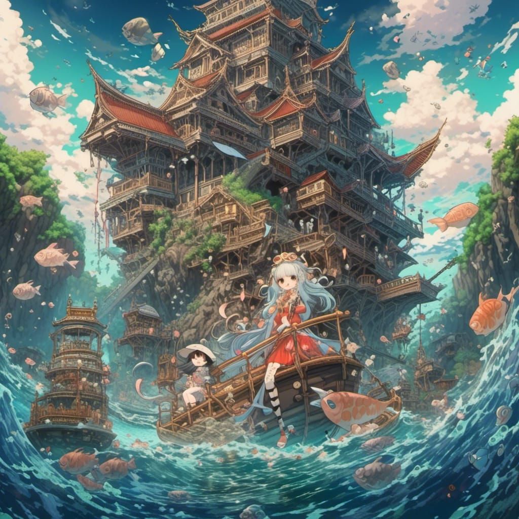 Urashima Taro's Ryugu Castle: An Anime Masterpiece