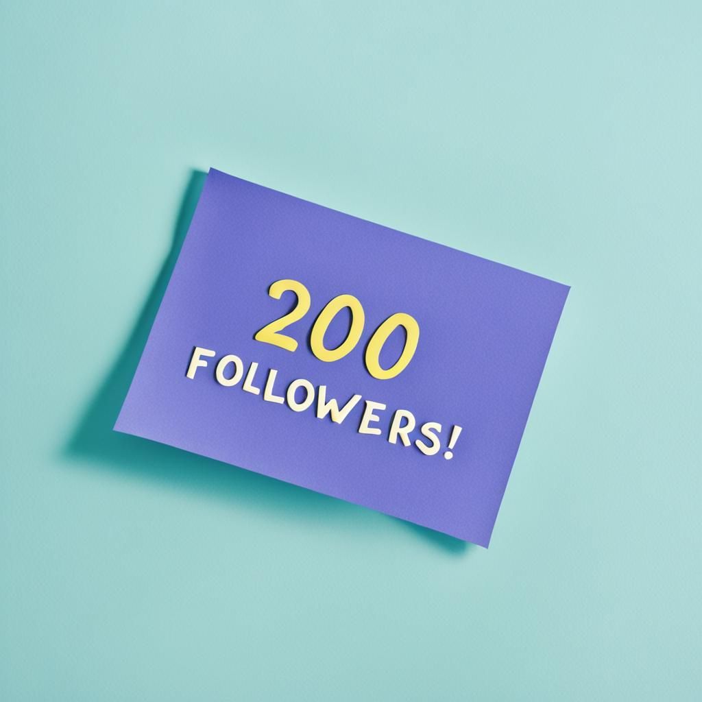 Post-it Note Celebrates 200 Followers