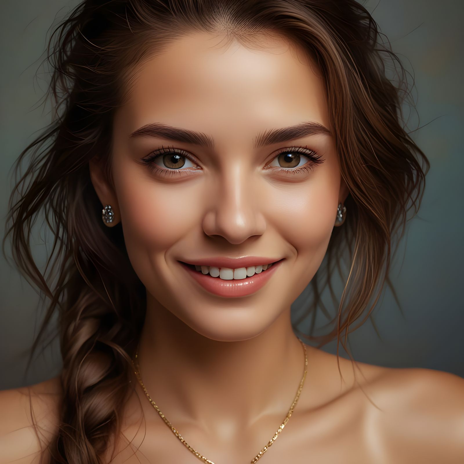 Beautiful Woman Portrait in 8K