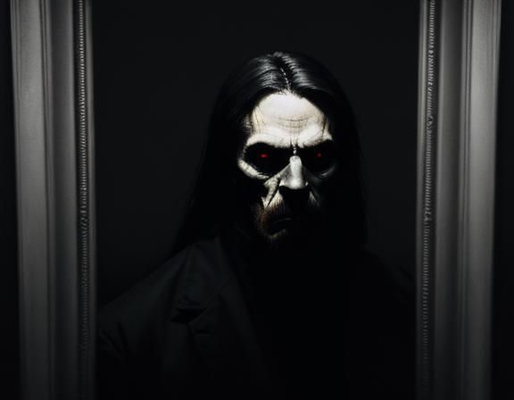 Menacing Figure in Sinister Shadows: Gothic Dreamscape