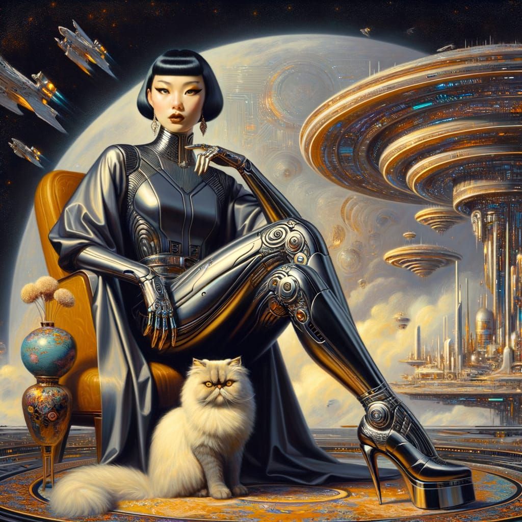 Retro Sci-Fi Splash Art Re-Imagined II