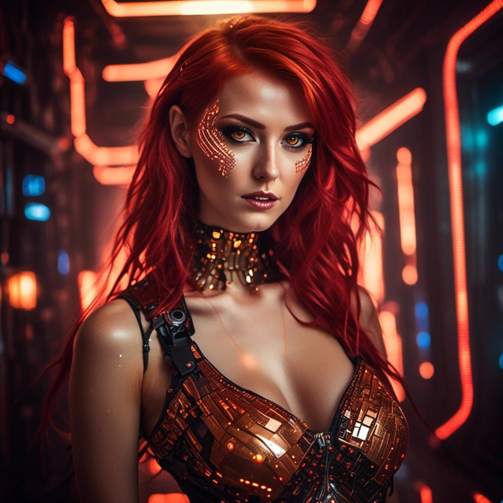 <lora:Gorgeous AI Girls:1.0>A stunning gorgeous girl with re...