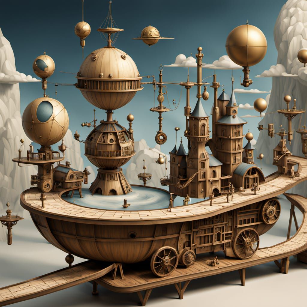 Whimsical spa resort