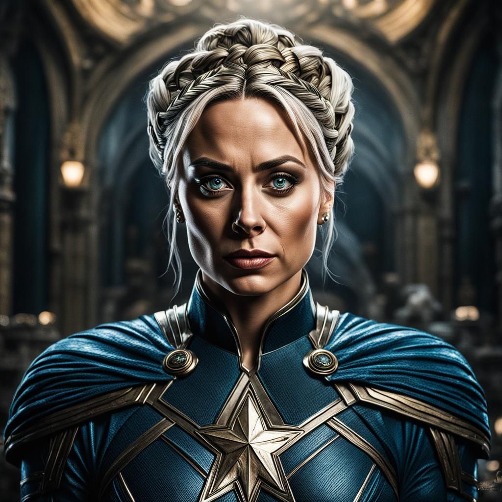 Hyperrealistic Wonder Woman with Intricate Details