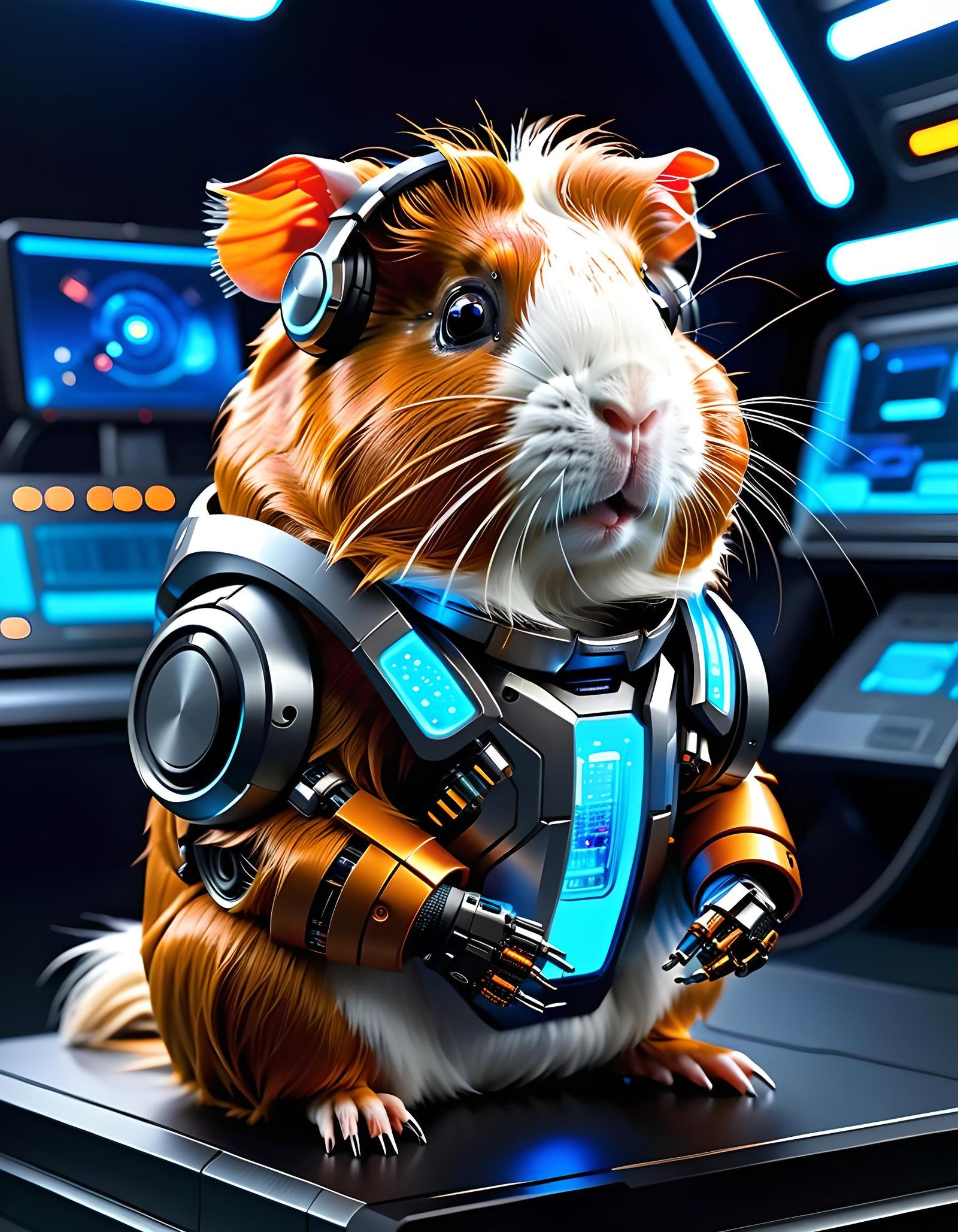 The future, where Guinea Pigs control world!