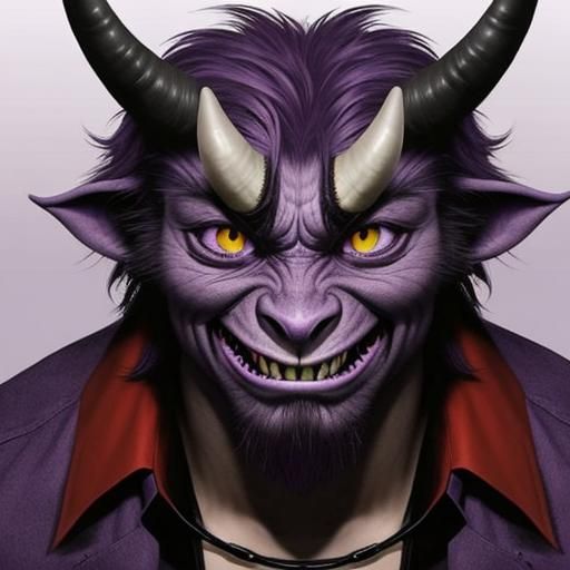 Whimsical Flying Purple People Eater Illustration