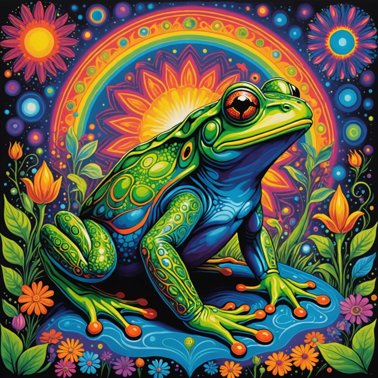 Magic Frog psychedelic masterpiece