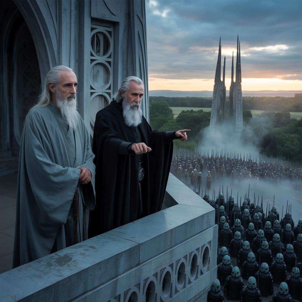 Christopher Lee as Saruman and Count Dooku Unite