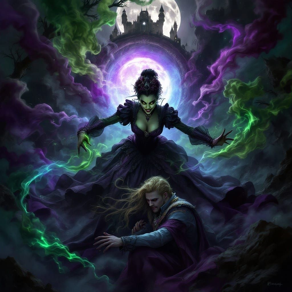 Ethereal Darkness: A Sinister Villainess Ensnaring Her Royal...