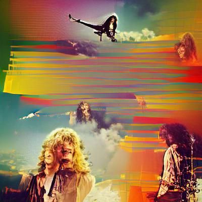 Led Zeppelin AI Image