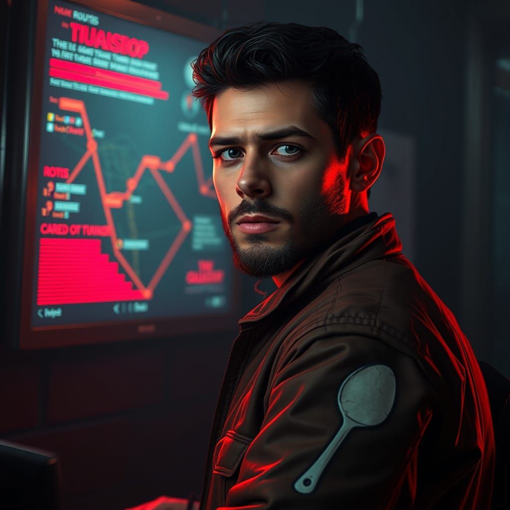 Eerie Delivery Driver with Cracked Spoon Logo