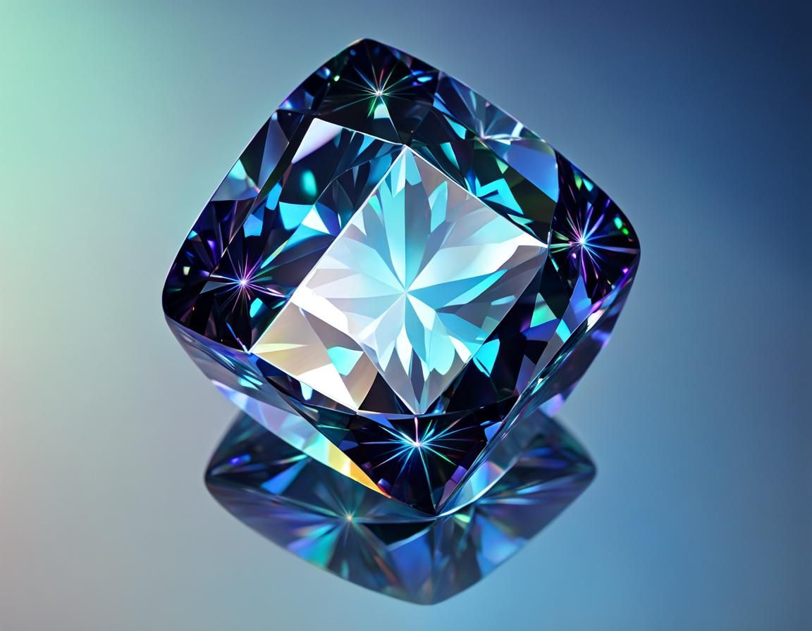 Brilliant Cut Gem in Stellar Field