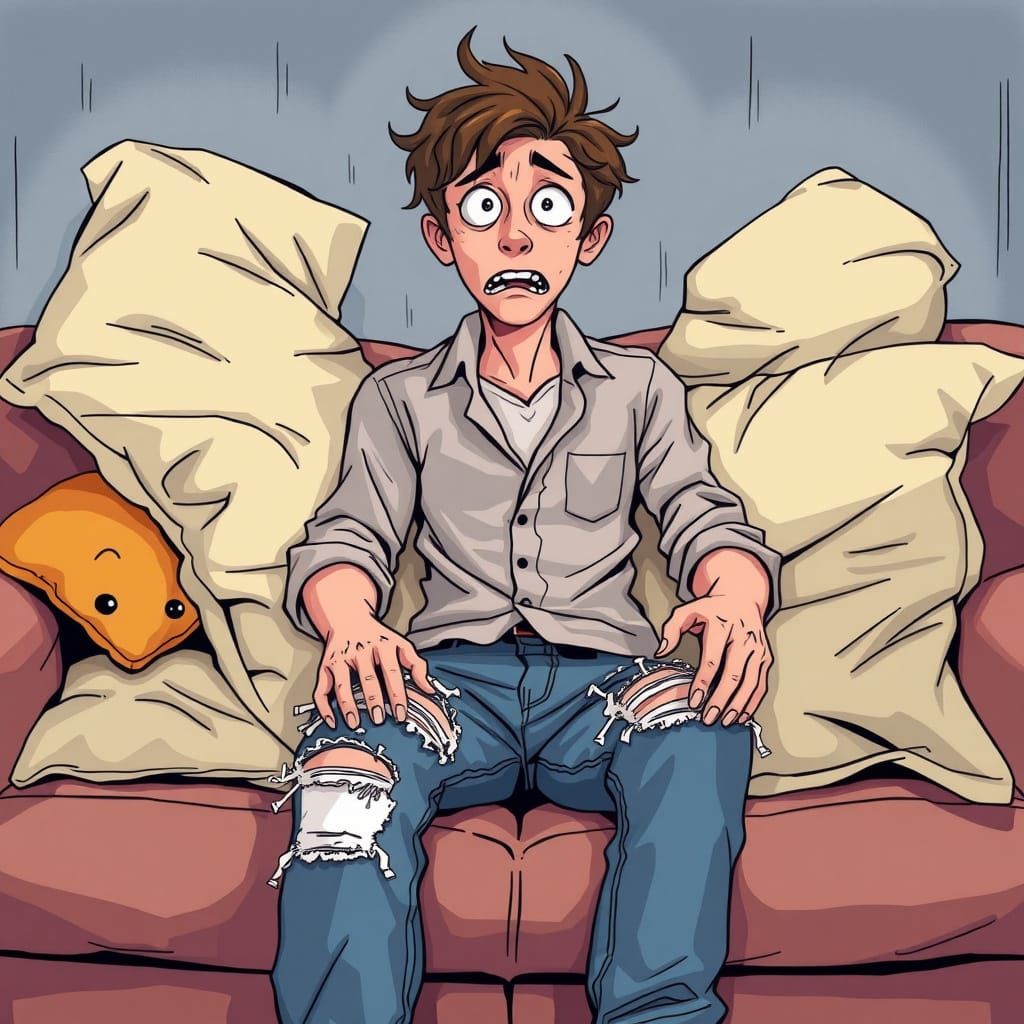 Youthful Chaos in Vibrant Lines