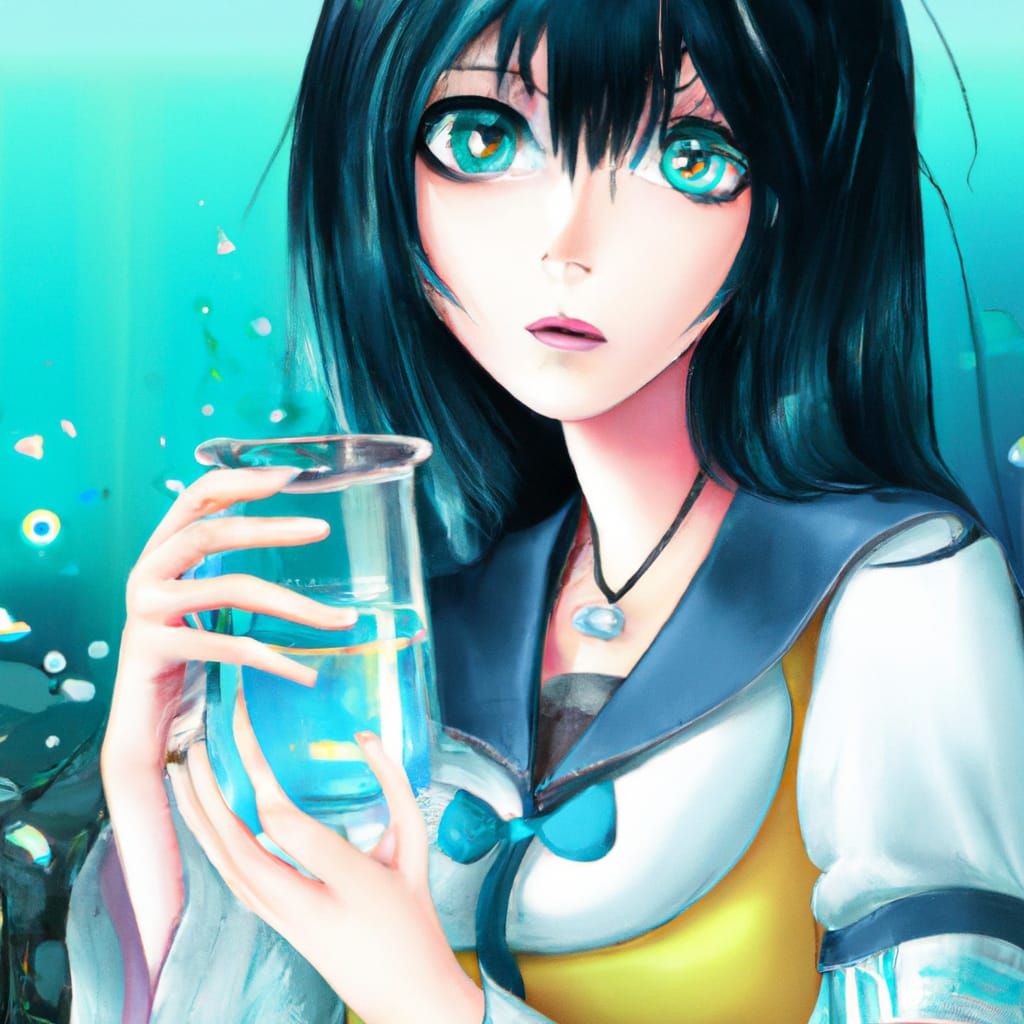 Anime Key Visual: A Sick Society in Manga Style