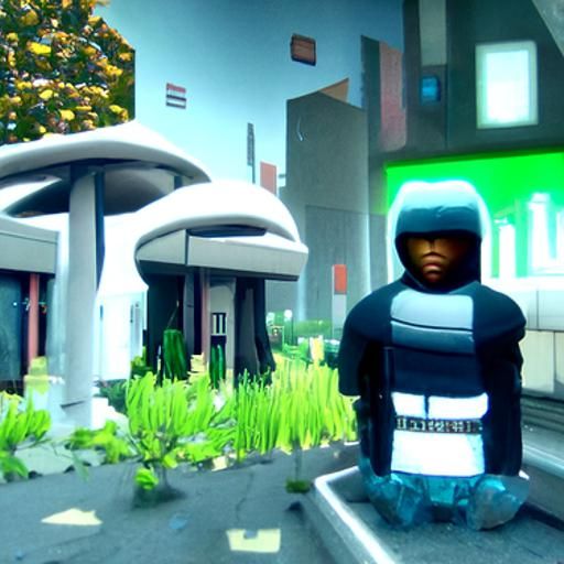 Futuristic Pixel Art Cityscape in Cyberpunk Style