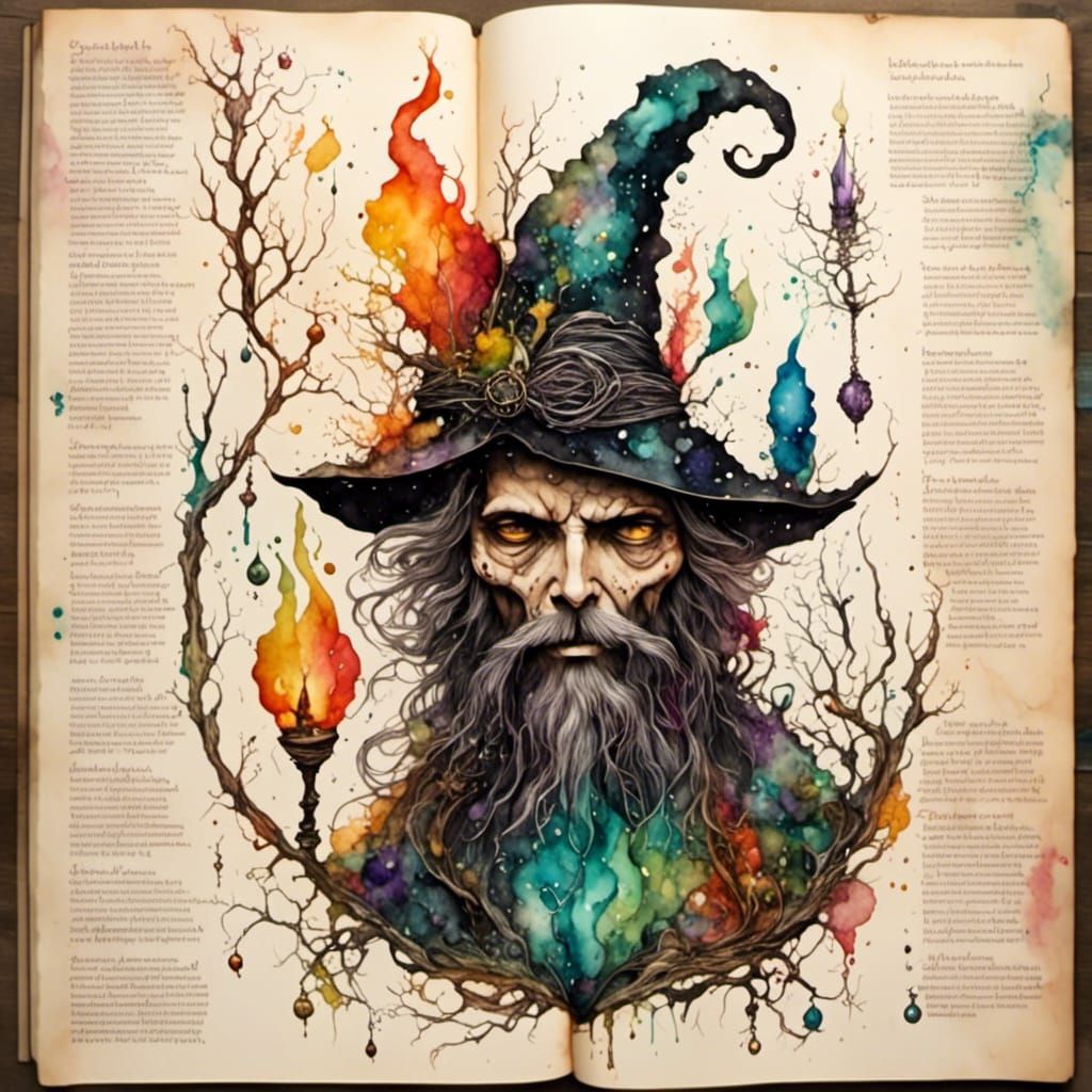 Toad Familiar on Parchment with Celtic Knots