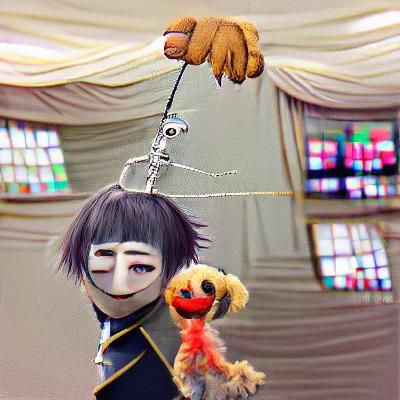 AI Interpretation of a Puppet