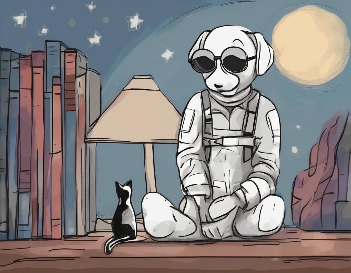 Heartwarming Friendship Art in Digital Painting Style