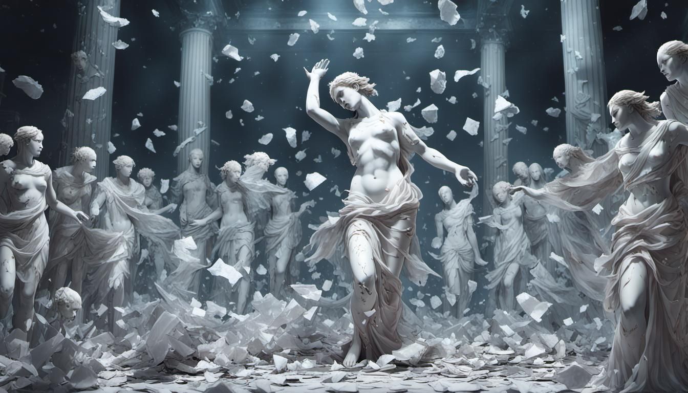 Venus de Milo: Shattered Porcelain and Ghostly Apparitions