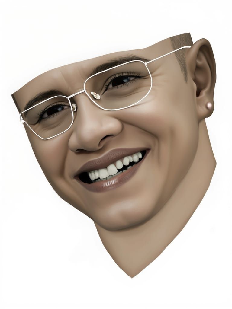 Hyperrealistic Portrait with Detailed Flesh Textures