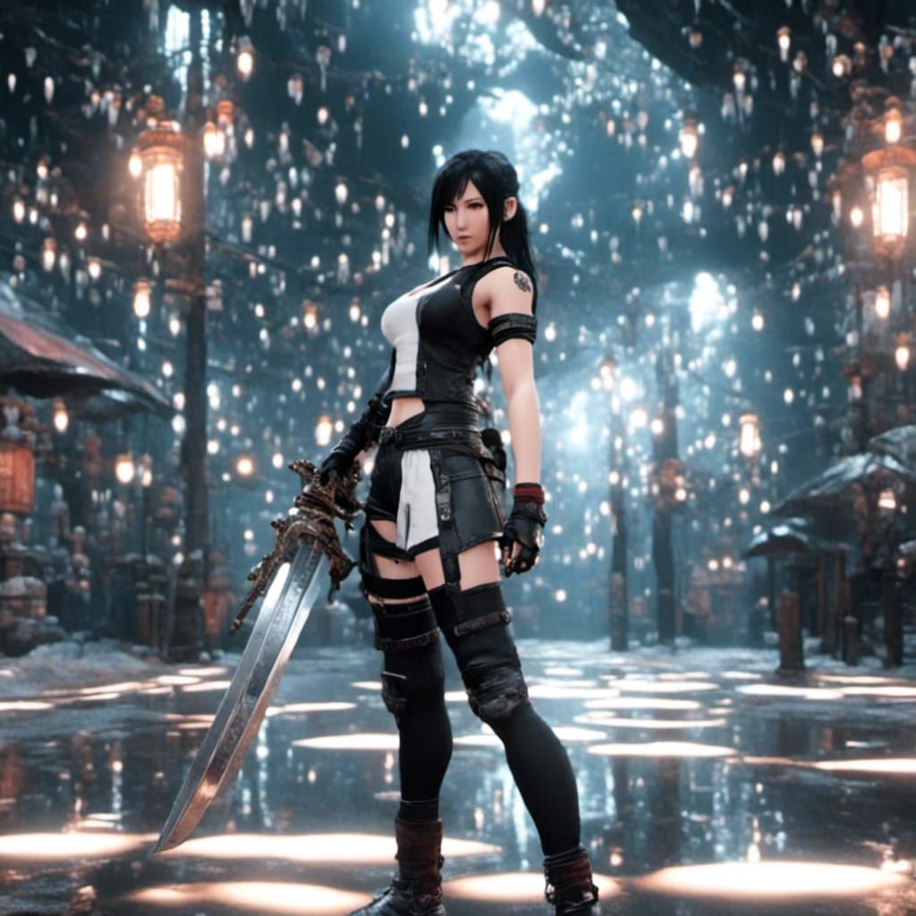 Tifa Lockhart: Hyperreal 8K Rendering
