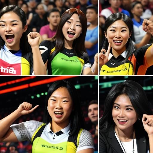 Excited Fans Enjoying Live Action at Event Venue