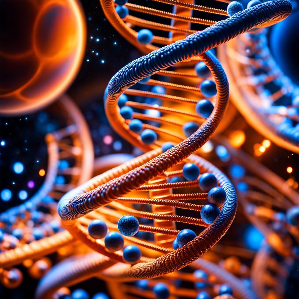 Cosmic DNA Structure with Planets and Stars