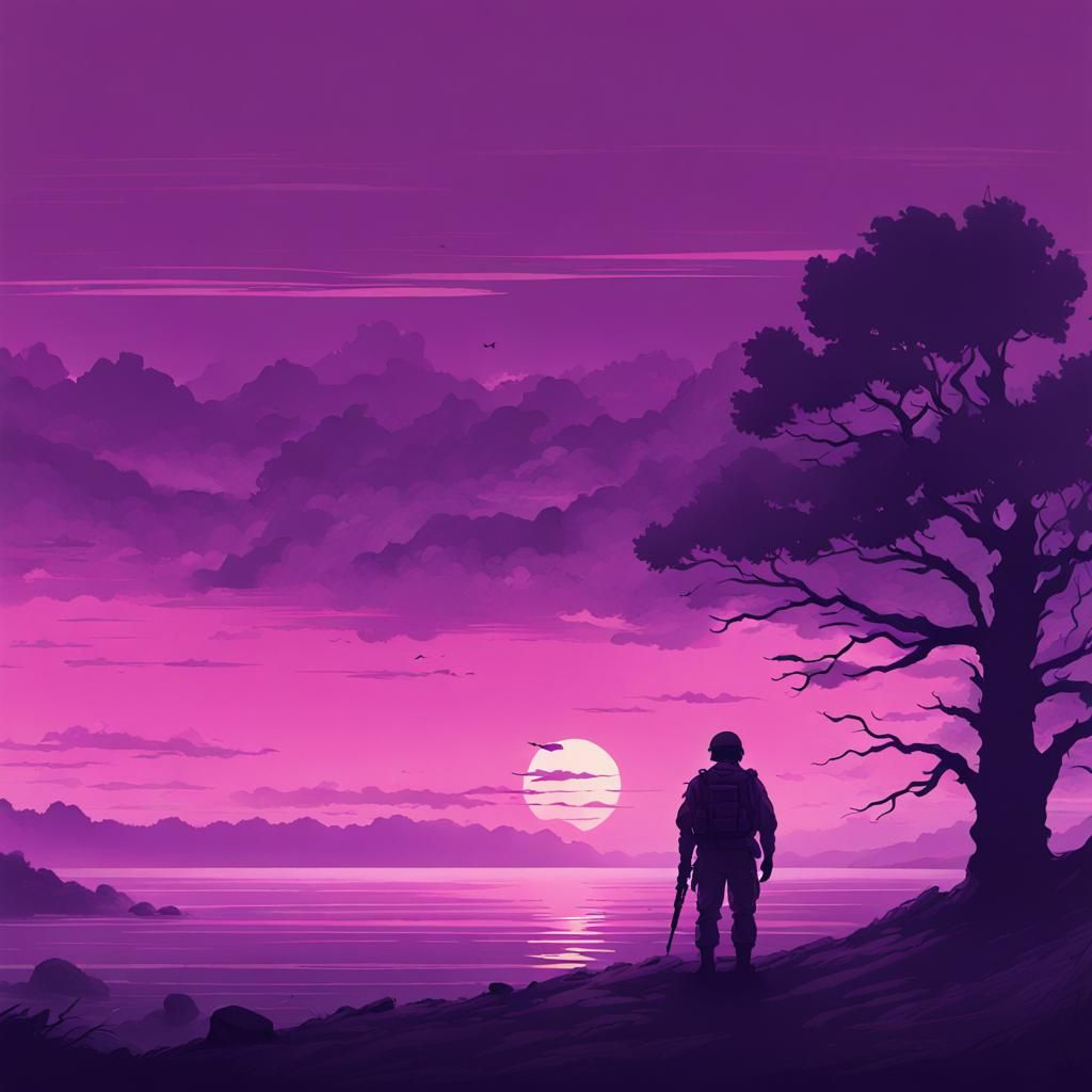 Wounded Soldier in Alena Aenami Style