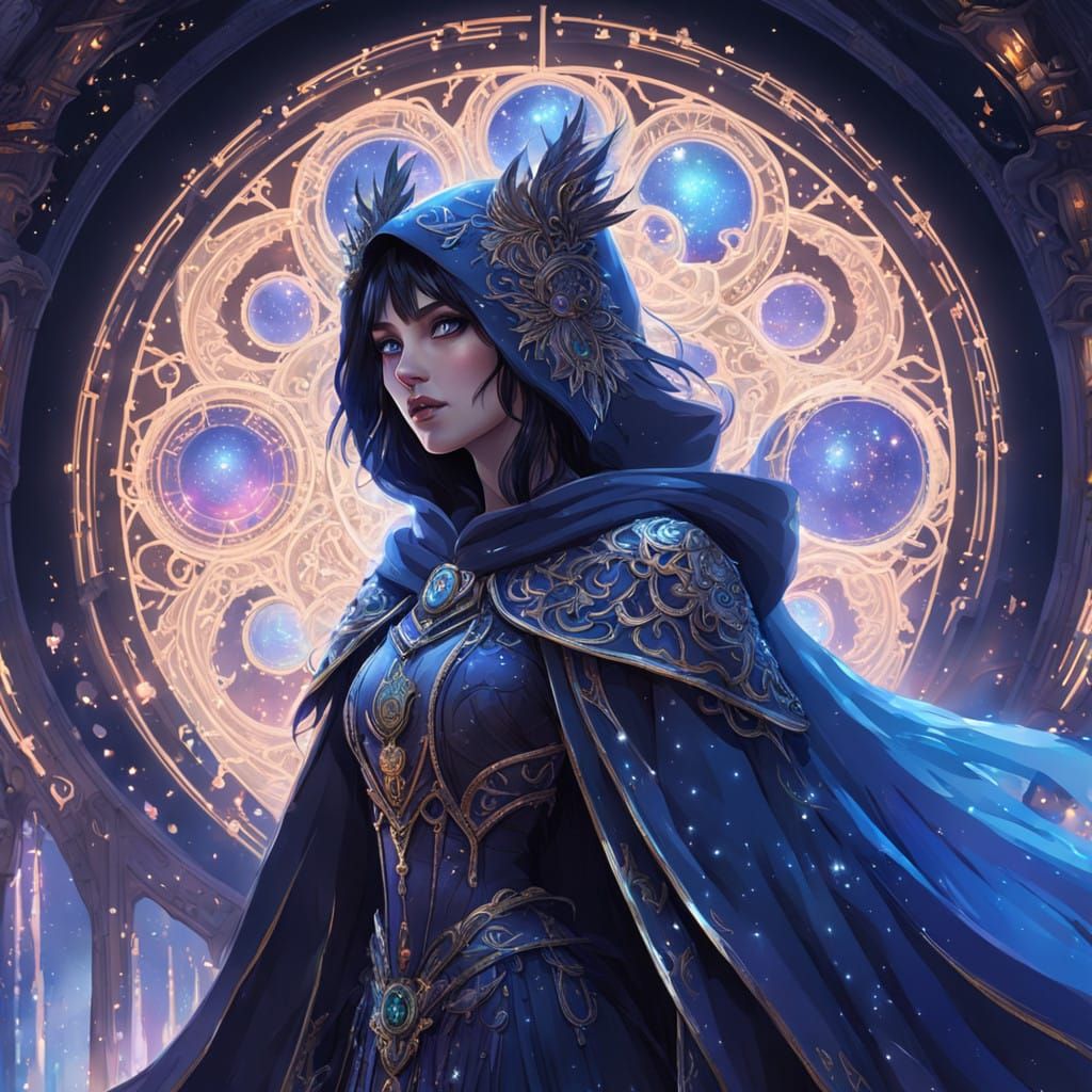 Celestial Dreamer in Iridescent Haven