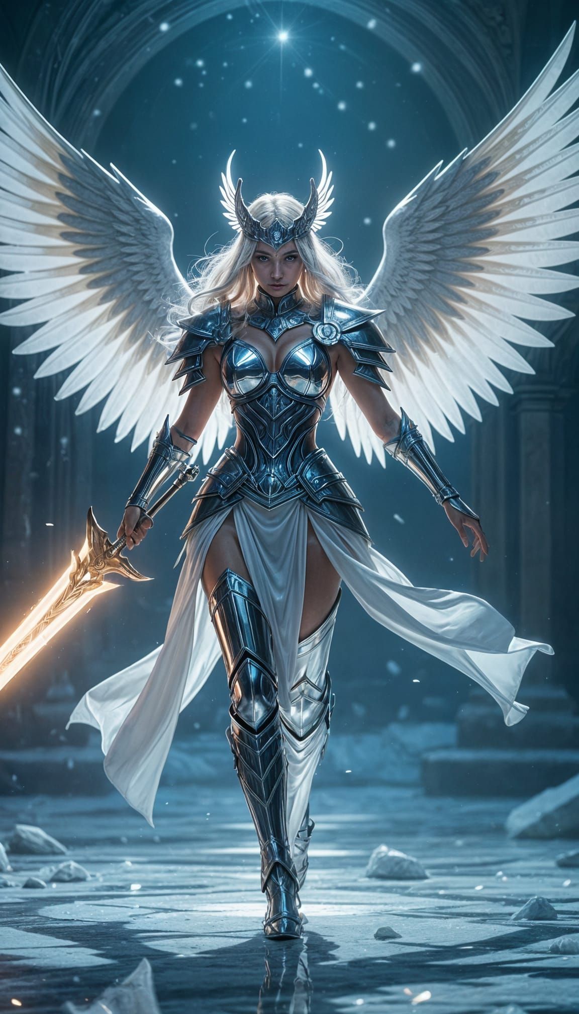 Moonblade Valkyrie of the Silver Choir