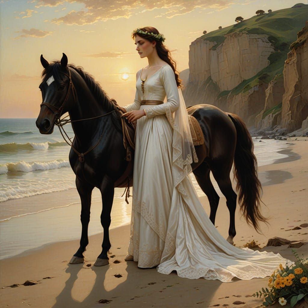 Romantic Centaur Wedding on a Dreamy Beach