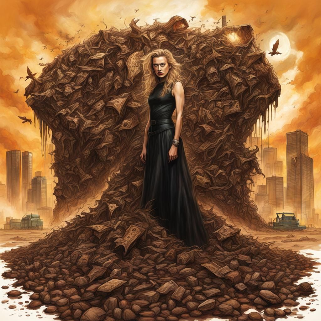 Amber Heard and Feces Album Cover Art